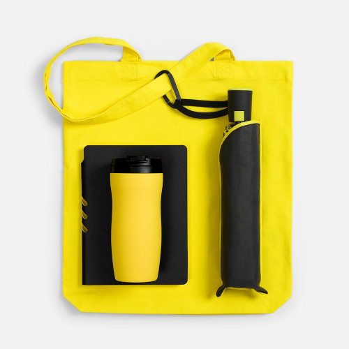 Набор Flexpen Black Walk, черный с желтым Набор Flexpen Black Walk, черный с желтым