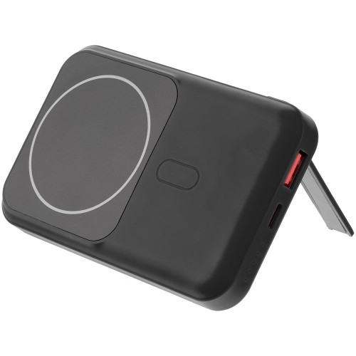 Магнитный беспроводной аккумулятор Top Force, 10 000 мАч, черный Магнитный беспроводной аккумулятор Top Force, 10 000 мАч, черный