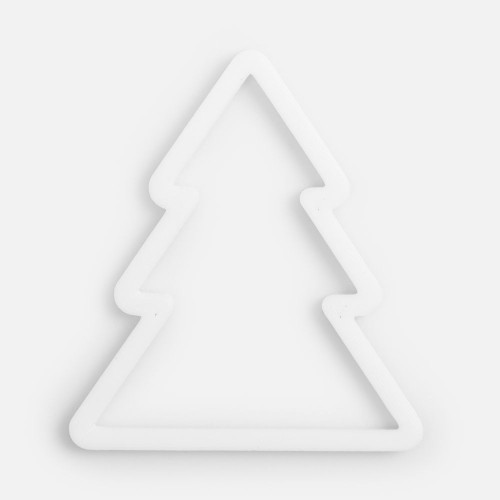 Подвеска «Елочка», 3D-печать, белая Подвеска «Елочка», 3D-печать, белая