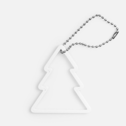 Подвеска «Елочка», 3D-печать, белая Подвеска «Елочка», 3D-печать, белая