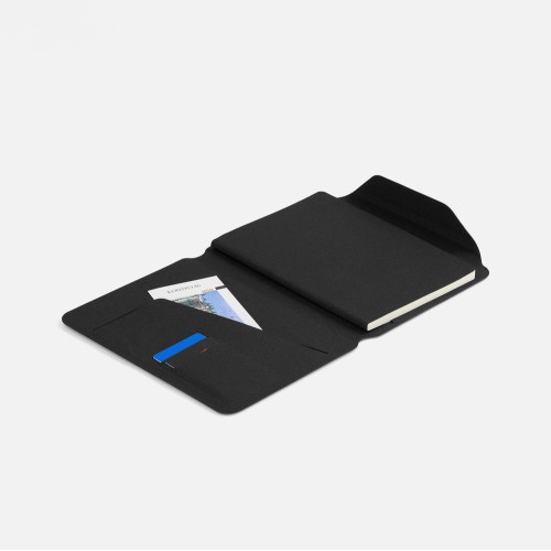 Папка с блокнотом Firmans Mini, черная Папка с блокнотом Firmans Mini, черная