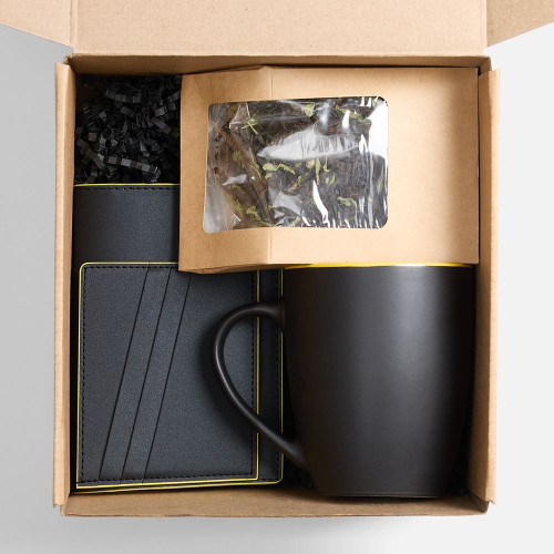 Набор Multimo Tea, черный с желтым