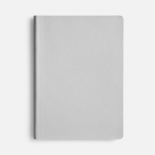 Блокнот Flex Shall ver.2, серебристый Блокнот Flex Shall ver.2, серебристый