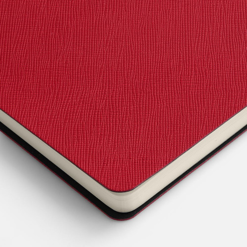 Ежедневник Lungo, недатированный, красный