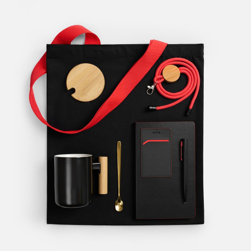 Набор Trait Office, черный с красным Набор Trait Office, черный с красным