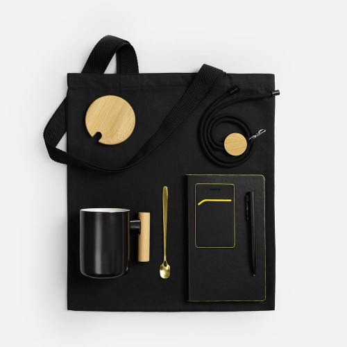 Набор Trait Office, черный с желтым