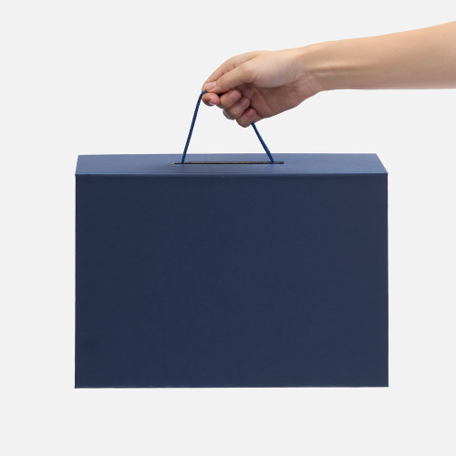 Коробка складная New Case Fold, темно-синяя Коробка складная New Case Fold, темно-синяя