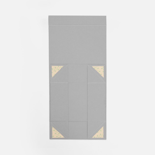 Коробка складная Quadra Fold, серая