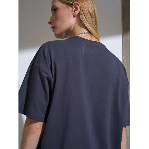 Футболка Oversize Premium, темно-серая (антрацит)