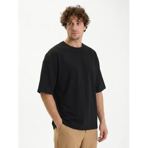 Футболка Oversize Premium 210, черная