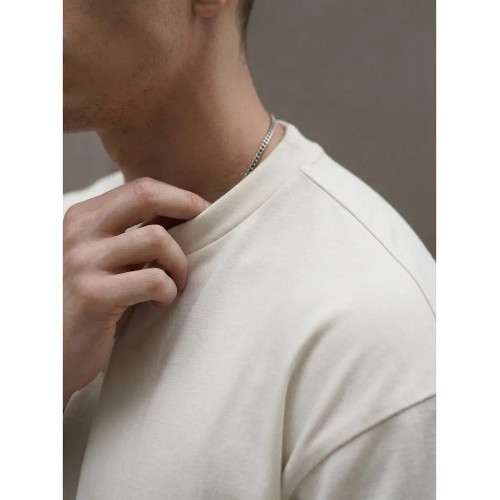 Футболка Oversize Premium 210, молочно-белая