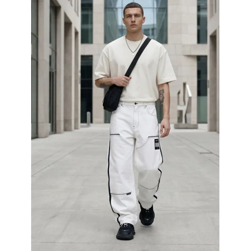 Футболка Oversize Premium 210, молочно-белая