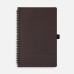 Блокнот на спирали Coffeist, коричневый Блокнот на спирали Coffeist, коричневый