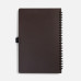 Блокнот на спирали Coffeist, коричневый Блокнот на спирали Coffeist, коричневый