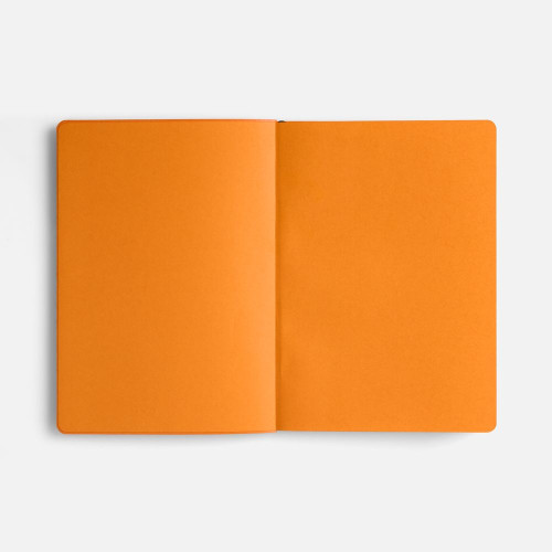 Ежедневник Doppio, недатированный, синий с оранжевым