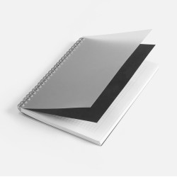 Блокнот на пружине Novalis, черный