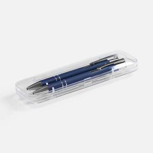 Набор из 2 ручек Keskus Soft Touch, синий Набор из 2 ручек Keskus Soft Touch, синий