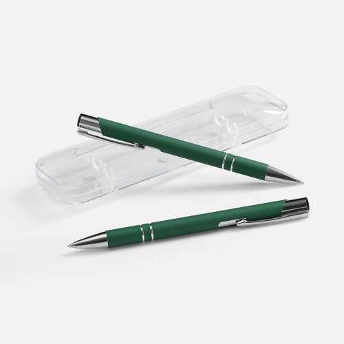 Набор из 2 ручек Keskus Soft Touch, зеленый Набор из 2 ручек Keskus Soft Touch, зеленый