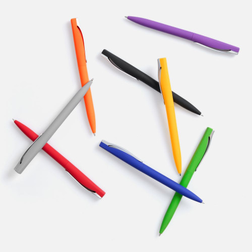 Ручка шариковая Pin Soft Touch, ver. 2, синяя Ручка шариковая Pin Soft Touch, ver. 2, синяя