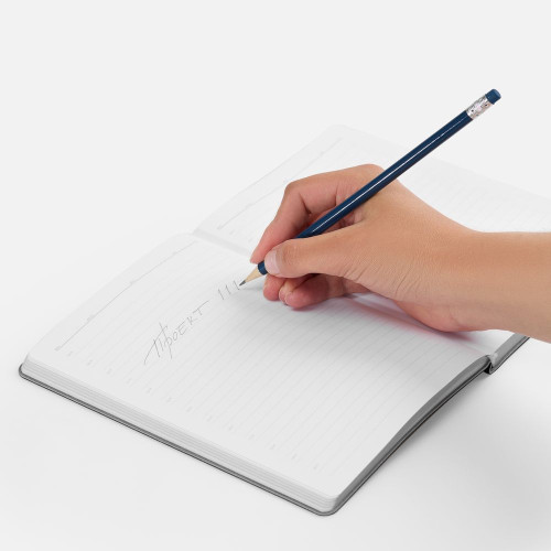 Карандаш простой Hand Friend с ластиком, темно-синий Карандаш простой Hand Friend с ластиком, темно-синий