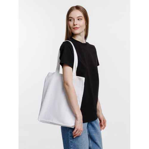 Холщовая сумка Strong 210, белая Холщовая сумка Strong 210, белая