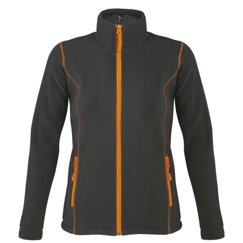 Куртка женская Nova Women 200, темно-серая с оранжевым