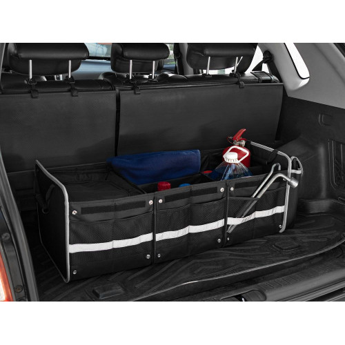 Органайзер в багажник с сумкой-холодильником Arranger, черный с серым Органайзер в багажник с сумкой-холодильником Arranger, черный с серым