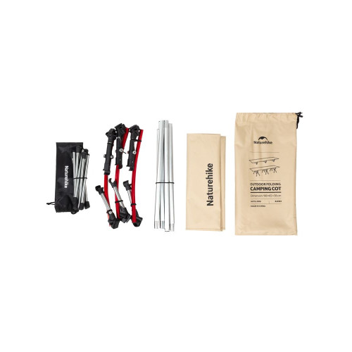 Раскладушка туристическая XJC04, бежевая Раскладушка туристическая XJC04, бежевая