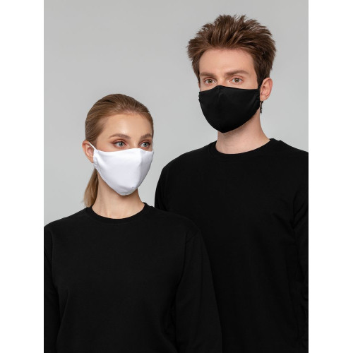 Маска для лица, черная