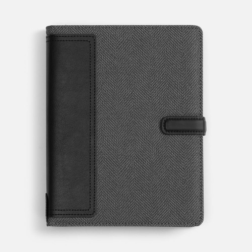 Ежедневник-органайзер Twill, недатированный, черный