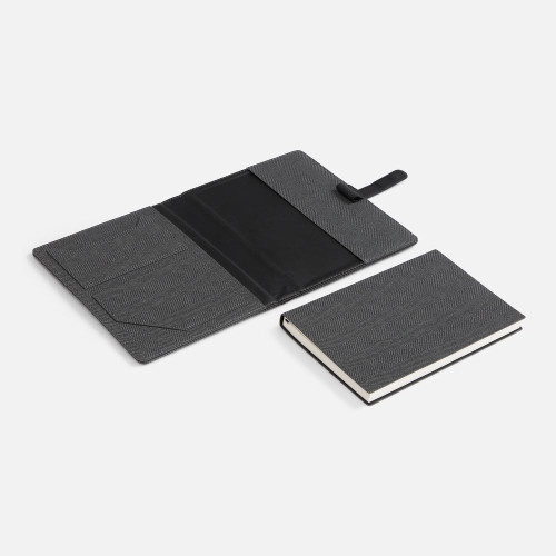 Ежедневник-органайзер Twill, недатированный, черный