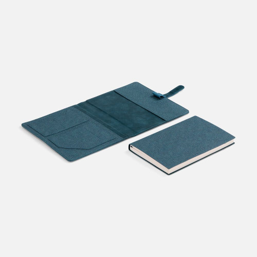 Ежедневник-органайзер Twill, недатированный, синий