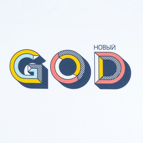 Футболка женская «Новый GOD», белая