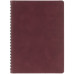 Ежедневник Spring Urban на заказ, недатированный, бордовый