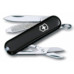 Нож-брелок Classic 58 с отверткой, черный