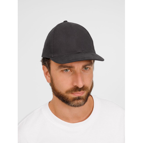 Бейсболка Buffalo, темно-серая (графит) Бейсболка Buffalo, темно-серая (графит)