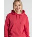 Толстовка с капюшоном унисекс Hoodie, красный меланж