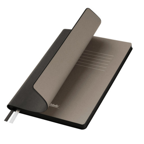 Ежедневник Рейн (Rain) недатированный, черный (без упаковки, без стикера)