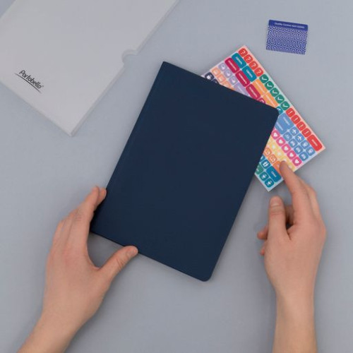 Ежедневник Рейн (Rain) недатированный, синий