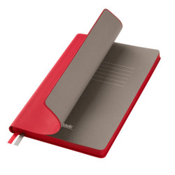 Ежедневник Рейн (Rain) недатированный, красный (без упаковки, без стикера)