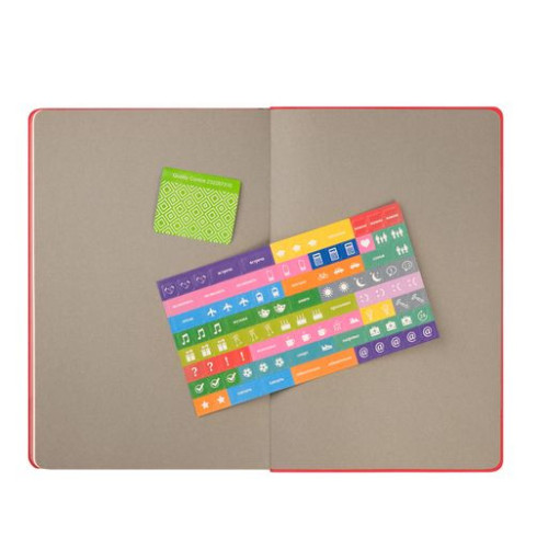 Ежедневник Рейн (Rain) недатированный, красный