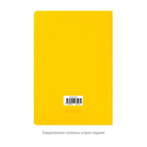 Ежедневник Рейн (Rain) недатированный, желтый (без упаковки, без стикера)