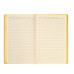 Ежедневник Рейн (Rain) недатированный, желтый (без упаковки, без стикера)