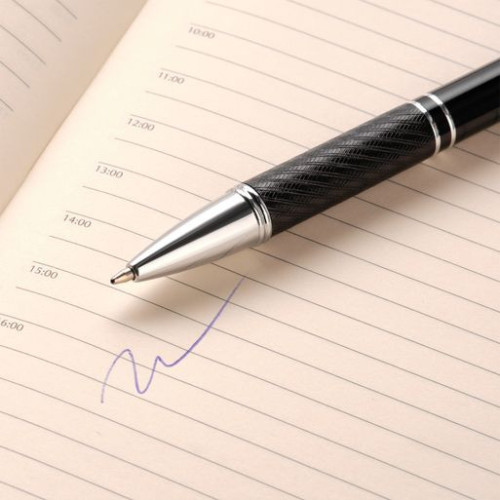 Шариковая ручка Крокус (Crocus), черная