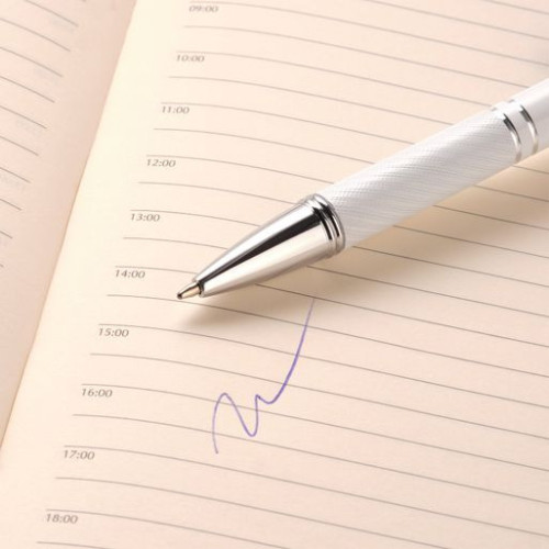 Шариковая ручка Крокус (Crocus), белая Шариковая ручка Крокус (Crocus), белая