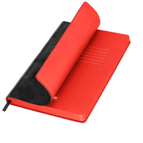 Ежедневник Ривер Сайд (River side) недатированный, черный/красный (без упаковки, без стикера)