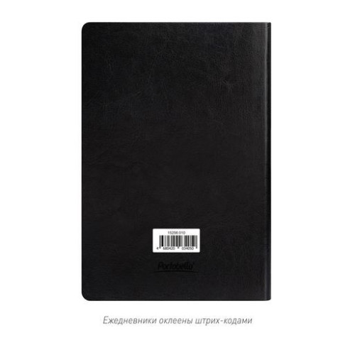 Ежедневник Ривер Сайд (River side) недатированный, черный/красный (с упаковкой, со стикерами)