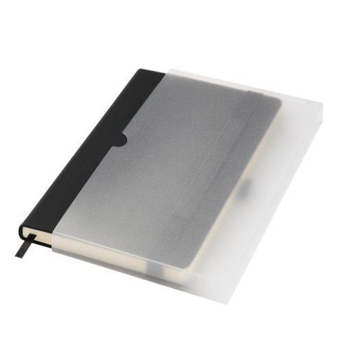 Ежедневник Альфа (Alpha) недатированный, черный/черный