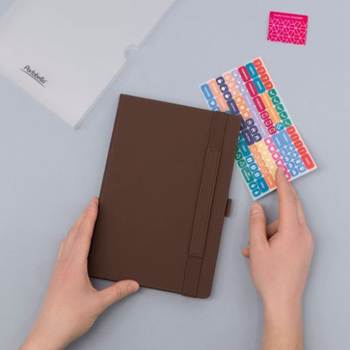 Ежедневник Альфа (Alpha) недатированный, коричневый/бежевый