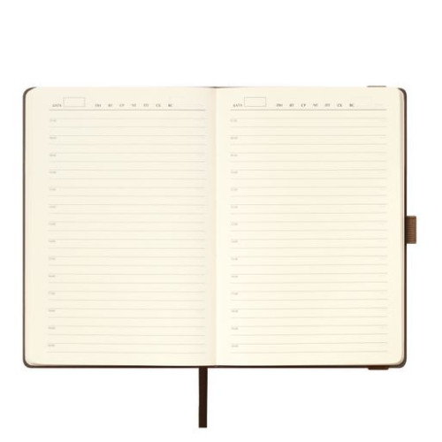 Ежедневник Альфа (Alpha) недатированный, коричневый/бежевый